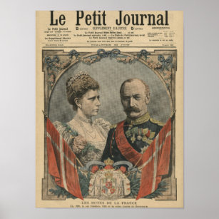 Guests of France, King Frederick VIII  and Queen Poster