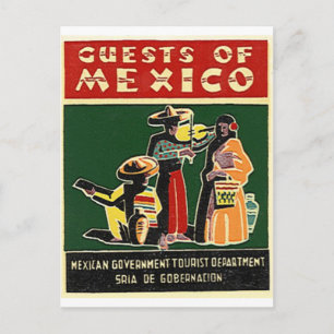 guests of mexico postcard