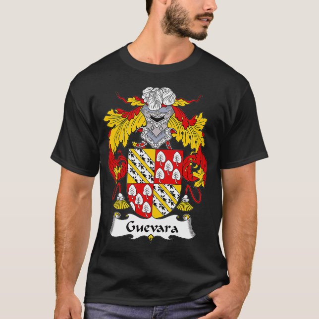 Guevara Coat of Arms  Family Crest T-Shirt (Front)