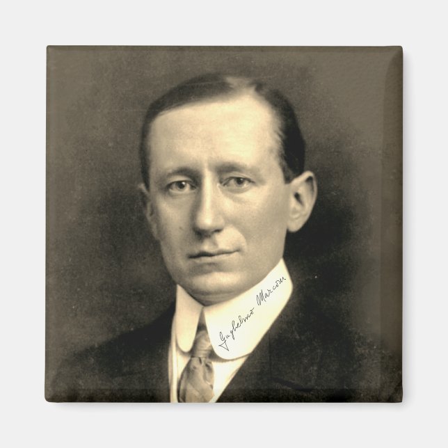 Guglielmo Marconi Magnet (Front)