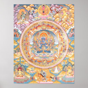 Guhyasamaja Akshobhyavajra  Poster