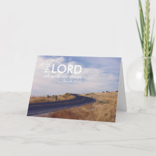 Guidance Motivational Faith Greeting Card