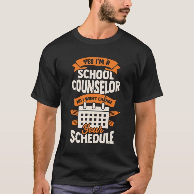 Guidance School Counsellor Gift T-Shirt (Front)