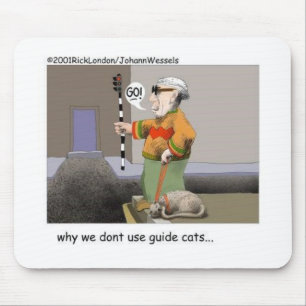 Guide Cats Funny Cat Gifts & Collectibles Mouse Mat