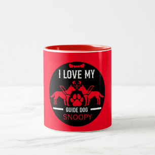 Guide Dog Gifts Two-Tone Coffee Mug