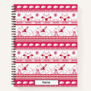Guide Dog Tale German Shepherd - Red - Notebook