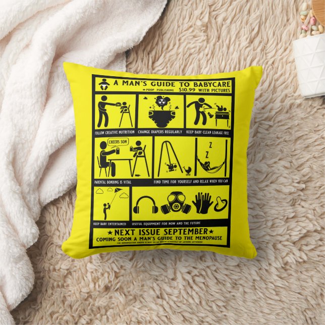 Guide Gifts For New Dads Cushion (Blanket)