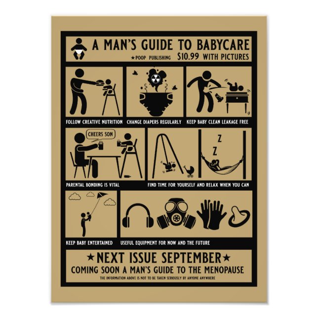 Guide Gifts For New Dads Photo Print (Front)