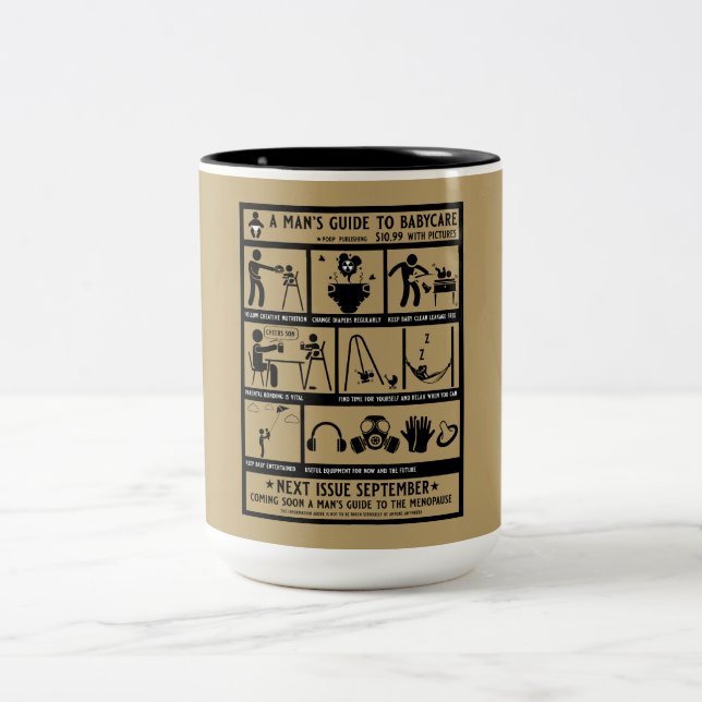 Guide Gifts For New Dads Two-Tone Coffee Mug (Center)