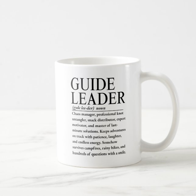 Guide leader coffee mug (Right)