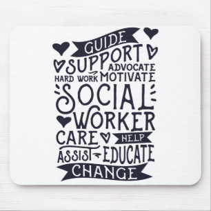 Guide Support Change, Social Worker Mouse Mat