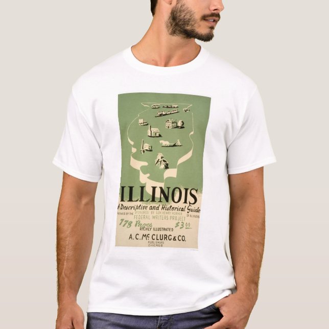 Guide To Illinois 1940 WPA T-Shirt (Front)