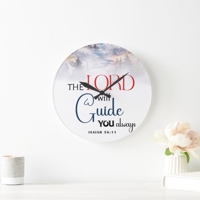 Guide you always large clock (Home)