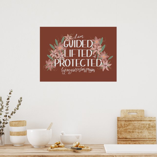 Guided by Ancestors Poster (Kitchen)