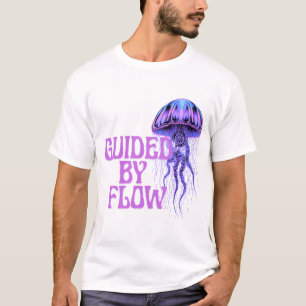 Guided By Flow Purple Jellyfish T-Shirt