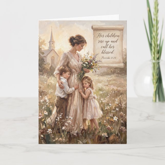 Guided by Her Light Mother's Day Card (Front)