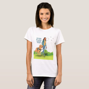 Guided by Love – Guide Dog Support Design for Adul T-Shirt