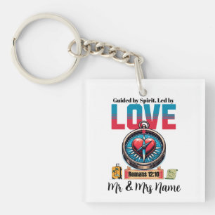 Guided by Spirit, Led by LOVE- Romans 12:10 Key Ring