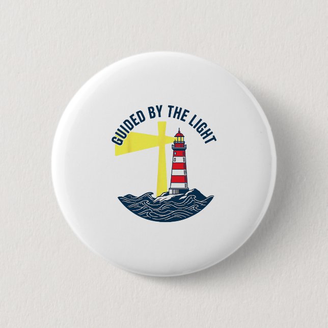 Guided By The Light Cruise Squad  6 Cm Round Badge (Front)