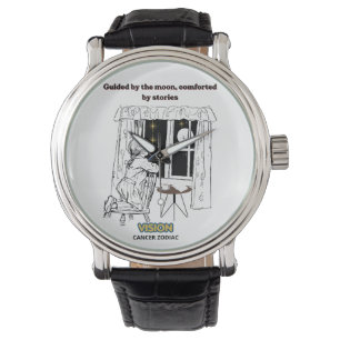 Guided by the Moon Cancer Zodiac Poster Watch