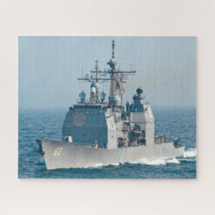 GUIDED-MISSILE CRUISER – CG-60 (16x20 INCH) Jigsaw Puzzle