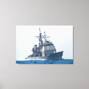 GUIDED-MISSILE CRUISER – CG-61 24x36 Canvas Print