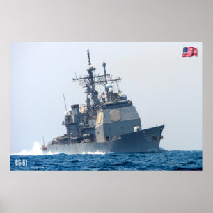 GUIDED-MISSILE CRUISER – CG-61 POSTER