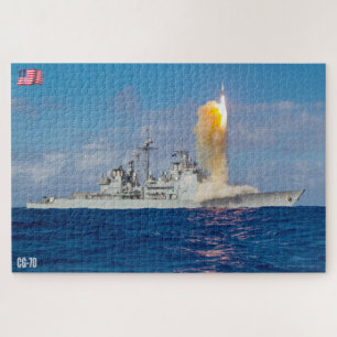 GUIDED-MISSILE CRUISER – CG-70 (20x30 INCH) Jigsaw Puzzle