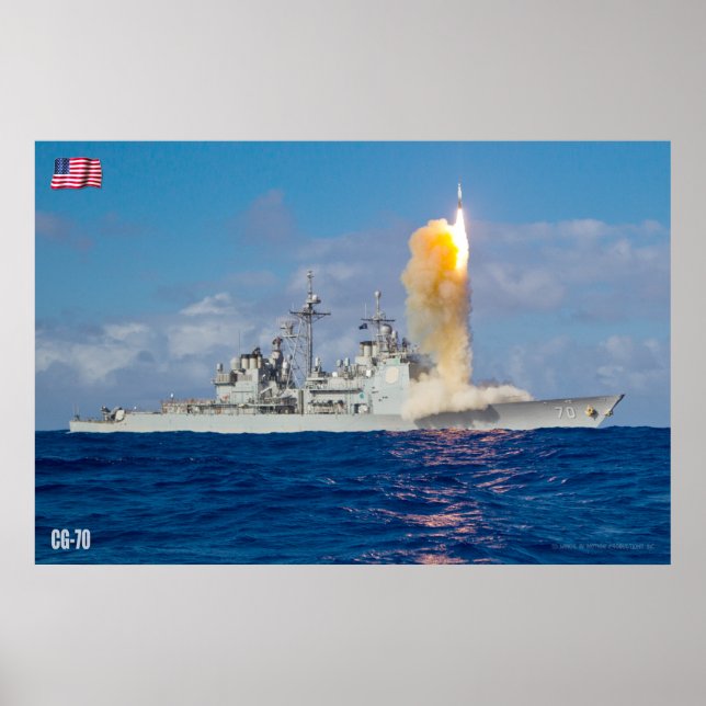 GUIDED-MISSILE CRUISER – CG-70 POSTER (Front)