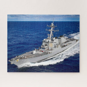 GUIDED-MISSILE DESTROYER – DDG-79 (16x20 INCH) Jigsaw Puzzle