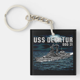 Guided missile destroyer Decatur Key Ring