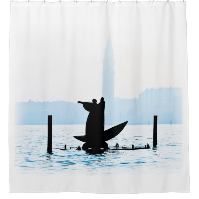 GUIDING HAND Shower Curtain (Front)