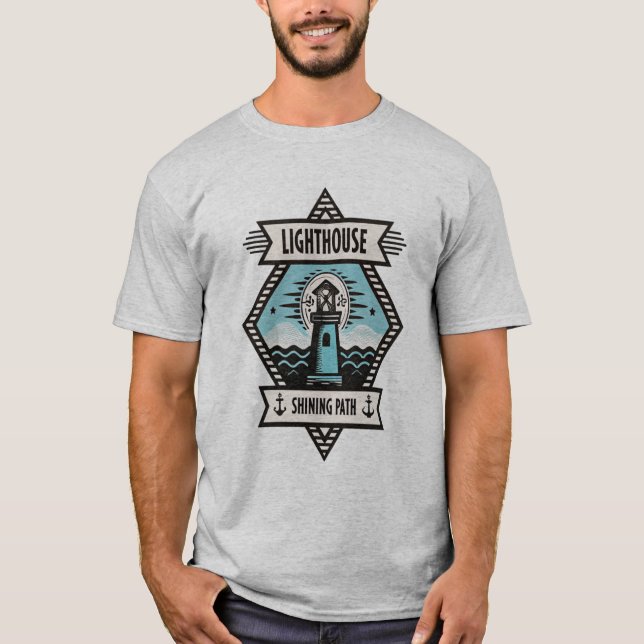 Guiding Light: A Beacon of Love T-Shirt (Front)