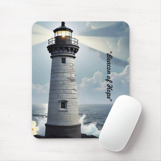 "Guiding Light Ahead" Mouse Mat (With Mouse)