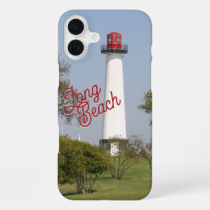 Guiding Lights: Long Beach Lighthouse Serenity iPhone 16 Plus Case