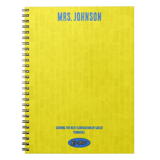 Guiding Next Generation Of Great Thinkers Mentor Notebook (Front)