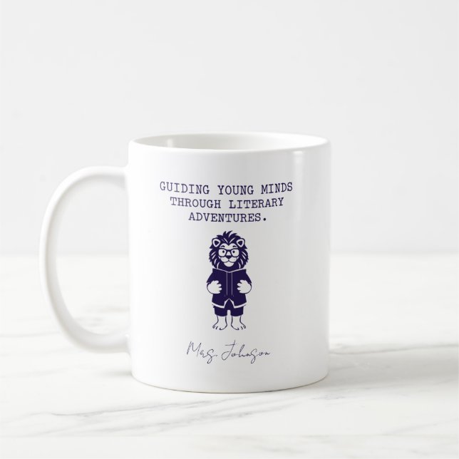 Guiding Young Minds Literary Adventures Coffee Mug (Left)