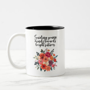 Guiding Young Minds Towards Bright Futures Two-Tone Coffee Mug