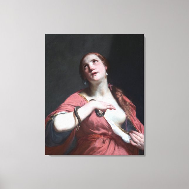 Guido Cagnacci The Death of Cleopatra Canvas Print (Front)