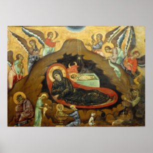 Guido of Siena - Nativity - Circa 1270 Poster