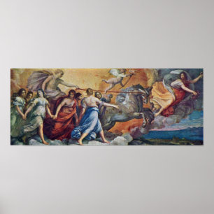 Guido Reni - Aurora following Apollo in his car Poster