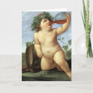 Guido Reni - Bacchus Card