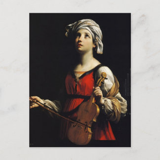 Guido Reni- St Cecilia Postcard