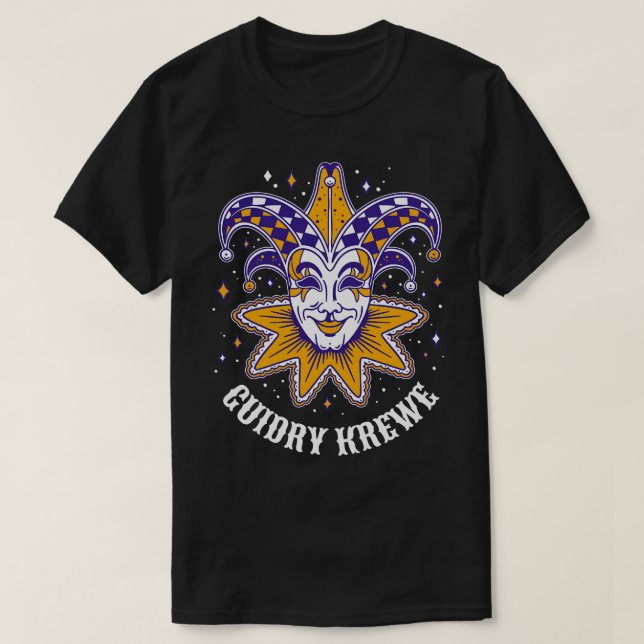 Guidry Krewe Colourful T-Shirt (Design Front)