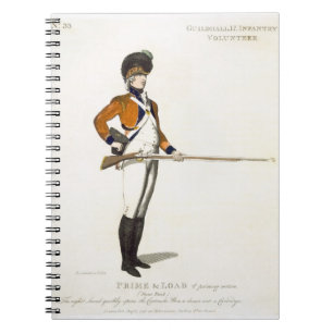 Guildhall Light Infantry Volunteer, plate 33 from Notebook