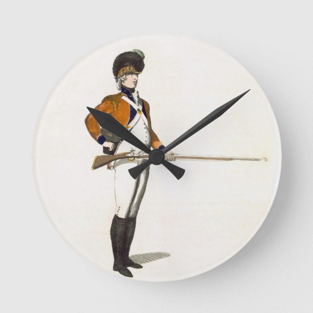 Guildhall Light Infantry Volunteer, plate 33 from Round Clock (Front)
