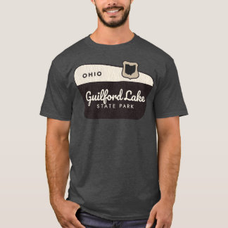 Guilford Lake State Park Ohio Welcome Sign T-Shirt