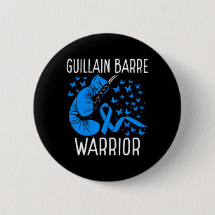 Guillain Barre Awareness Warrior Boxing Gloves Mov 6 Cm Round Badge