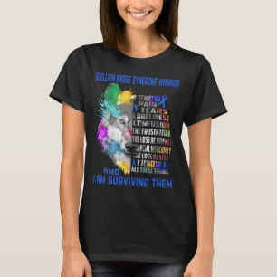 Guillain Barre Syndrome Awareness Ribbon Support  T-Shirt