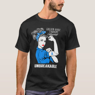 Guillain-Barre Syndrome Warrior Unbreakable Awaren T-Shirt